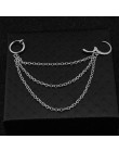 SOHOT nowych mężczyzna Punk Tassel wielowarstwowy wiszący łańcuszek kolczyki w stylu vintage rockowe liść krzyż geometryczny ele