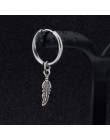 SOHOT nowych mężczyzna Punk Tassel wielowarstwowy wiszący łańcuszek kolczyki w stylu vintage rockowe liść krzyż geometryczny ele