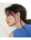 HUANZHI 2019 nowa japonia słodki geometryczny nieregularny przezroczysty akrylowy Waterdrop stadniny kolczyki dla kobiet dziewcz