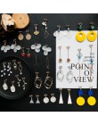 Wiele stylów kolekcja biżuteria koreański osobowość twórcza geometryczne liście klipsy Fashion Girl akcesoria damskie