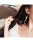 2019 New Arrival Alloy Trendy geometryczne kobiety dynda kolczyki długie kolczyki Tassel koreański prosta biżuteria podkreślając