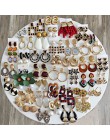 Flatfoosie Fashion ZA Dangle kolczyki dla kobiet dobra wysokiej jakości biżuteria Crystal Vintage Wedding Party długi spadek kol