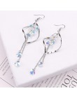 2019 New Arrival Alloy Trendy geometryczne kobiety dynda kolczyki długie kolczyki Tassel koreański prosta biżuteria podkreślając