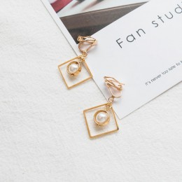 Wiele stylów kolekcja biżuteria koreański osobowość twórcza geometryczne liście klipsy Fashion Girl akcesoria damskie
