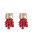 Flatfoosie Fashion ZA Dangle kolczyki dla kobiet dobra wysokiej jakości biżuteria Crystal Vintage Wedding Party długi spadek kol