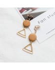 Wiele stylów kolekcja biżuteria koreański osobowość twórcza geometryczne liście klipsy Fashion Girl akcesoria damskie