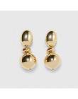 Flatfoosie Fashion ZA Dangle kolczyki dla kobiet dobra wysokiej jakości biżuteria Crystal Vintage Wedding Party długi spadek kol