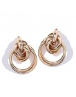 Flatfoosie Fashion ZA Dangle kolczyki dla kobiet dobra wysokiej jakości biżuteria Crystal Vintage Wedding Party długi spadek kol