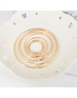 80mm Super duże kolczyki koła okrągłe kolczyki kobiece złoto srebro duże koło Creole kolczyki Huggies osobowość biżuteria