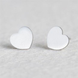 Kolczyki damskie ze stali nierdzewnej urok Goldne Silver Heart Star Moon stal nierdzewna stalowe kolczyki dla kobiet moda biżute