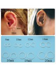 ROMAD 925 srebro kolczyki dla kobiet/mężczyzn kolczyki małe kółka kość do ucha aros Tiny Ear kolczyk w nosie dziewczyna aretes e