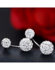 New arrival 925 sterling silver kolczyki damskie moda shiny crystal Shambhala stadniny kolczyki dla kobiet biżuteria prezent uro