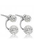 New arrival 925 sterling silver kolczyki damskie moda shiny crystal Shambhala stadniny kolczyki dla kobiet biżuteria prezent uro