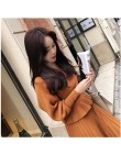 SMTHMA 2020 new arrival winter Runway potargane sexy V-neck kobiety sweter dwuczęściowy zestaw + plisowana spódnica z rozciągliw