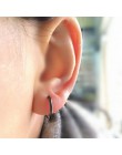 ROMAD 925 srebro kolczyki dla kobiet/mężczyzn kolczyki małe kółka kość do ucha aros Tiny Ear kolczyk w nosie dziewczyna aretes e