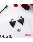 2019 nowe koreańskie kolczyki dla dziewczyn czarna geometria Tassel spadek kolczyki dla kobiet moda śliczne biżuteria akcesoria