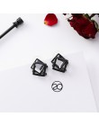 2019 nowe koreańskie kolczyki dla dziewczyn czarna geometria Tassel spadek kolczyki dla kobiet moda śliczne biżuteria akcesoria