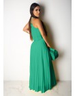 Echoine lato szyfonowa dwuczęściowy długa sukienka kobiety elegancki 2 sztuka zestaw krótki top i spódnica zestaw Sexy bez rękaw