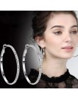 Moda złoty kolor koreański styl zwykłe kryształki kolczyki dla kobiet biżuteria ślubna kolczyki ślubne zaręczynowe kobiece preze