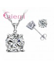 Czysta 925 Sterling Silver kobiety akcesoria hurtownie wysokiej jakości biżuteria cyrkonia CZ 4 pazury stadniny kolczyki 8 kolor