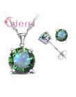 Czysta 925 Sterling Silver kobiety akcesoria hurtownie wysokiej jakości biżuteria cyrkonia CZ 4 pazury stadniny kolczyki 8 kolor