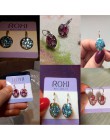 ROXI wysokiej jakości 4 kolory kamień okrągły cyrkon kolczyki biżuteria ślubna najlepszy prezent kolczyki dla kobiety Bijoux Dro