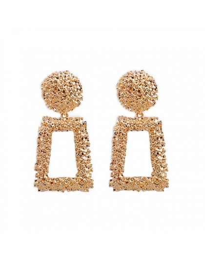2019 moda kreatywne kolczyki duże geometryczne kolczyki dla kobiet kolczyki wiszące Drop Earing nowoczesna biżuteria hurtowych