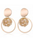 2019 moda kreatywne kolczyki duże geometryczne kolczyki dla kobiet kolczyki wiszące Drop Earing nowoczesna biżuteria hurtowych