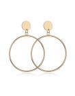 2019 moda kreatywne kolczyki duże geometryczne kolczyki dla kobiet kolczyki wiszące Drop Earing nowoczesna biżuteria hurtowych