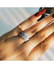 Moonso trendy luksusowe 925 Sterling srebrne wesele zestaw pierścieni pasek do dla nowożeńców dziewcząt i kobiet ladys para zako