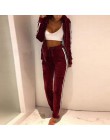 LASPERAL wiosna jesień zestawy dla kobiet odzież sportowa ciepły aksamit dres z kapturem 2 sztuk paskiem bluza Pant dresy Casual