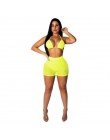 Adogirl przezroczysta siateczka diamenty Night Club dwuczęściowy zestaw kobiety moda Sexy Tankini biustonosz kąpielowy Top + szo