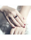 Powieść Design Gun czarna pozłacana róża pierścienie kwiatowe dla kobiet biżuteria regulowany pierścień uszczelniający koło kobi