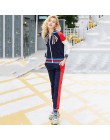 Jesień rozpinany sweter sweter i spodnie w górę iw dół dwuczęściowy moda słodki panieński sweter z długimi rękawami najlepsze sp