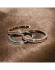 Klasyczne 925 srebro pierścionki wysokiej jakości koło jasne olśniewające CZ geometryczne wieżowych pierścienie dla kobiet biżut