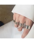 Biżuteria damska wielowarstwowy łańcuszek z pierścieniami na palce ozdobny efektowny modny oryginalny