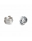 Osobowość przesadzone 925 Sterling Silver nieregularne geometryczne pierścienie dla kobiet biżuteria zaręczynowa dziewczyny pier