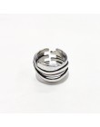 Osobowość przesadzone 925 Sterling Silver nieregularne geometryczne pierścienie dla kobiet biżuteria zaręczynowa dziewczyny pier