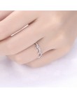 Nowy oryginalny 100% 925 srebrny pierścień zaczarowana korona wieżowych pierścienie Vintage wyczyść CZ Tiara Shine Gold dla kobi