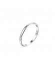 1MM cienka stal tytanowa srebrny kolor para pierścień prosta moda róża złoty pierścionek palec dla kobiet i mężczyzn męskie prez