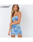LVINMW Sexy Angel Cupid wydrukowano Bodycon 2 sztuk zestawy moda 2019 lato kobiety Camisole krótkie bluzki i wysokiej talii krót