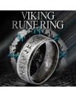 Beier stal nierdzewna 316L moda styl mężczyźni i kobiety moda Odin Norse amulet wikinga Rune słowa pierścienie w stylu retro biż
