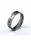 Beier stal nierdzewna 316L moda styl mężczyźni i kobiety moda Odin Norse amulet wikinga Rune słowa pierścienie w stylu retro biż