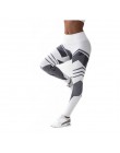 NORMOV Fashion strój do fitnessu kobiety szybkoschnący trening biustonosze legginsy poliestrowe zestaw seksowna siatka Skinny pa