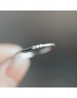 Wejście Lux małe serce cienkie pierścienie dla kobiet światło żółte złoto kolor AAA + CZ GIF na imprezę codzienna moda biżuteria
