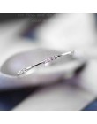 Wejście Lux małe serce cienkie pierścienie dla kobiet światło żółte złoto kolor AAA + CZ GIF na imprezę codzienna moda biżuteria