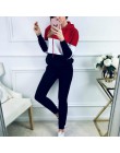 Wiosna Sweatsuit Casual dwuczęściowa piżama spodnie i góra zestaw kobiet ubrania damskie dres salon nosić Conjunto Deportivo Muj