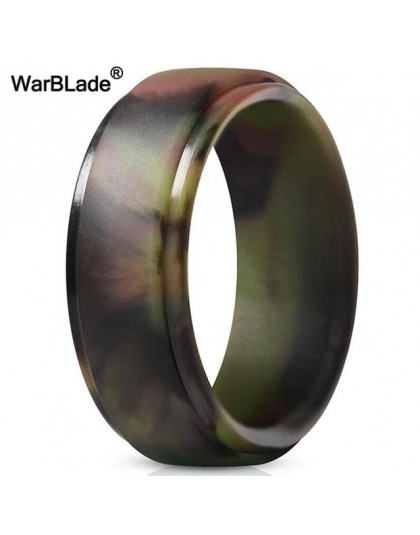 WarBLade nowy Food Grade FDA silikonowe pierścionki mężczyźni ślubne opaski gumowe hipoalergiczny elastyczny antybakteryjny sili