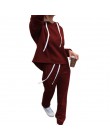 WENYUJH 2020 jesień dres z długim rękawem zagęścić bluzy z kapturem 2 sztuka zestaw Casual Sport garnitur kobiety dres zestaw bl