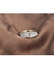 Lokaer 2 warstwy czarny/biały ceramiczne kryształowe obrączki biżuteria róża/biały złoty kolor stal nierdzewna Rhinestone zaręcz
